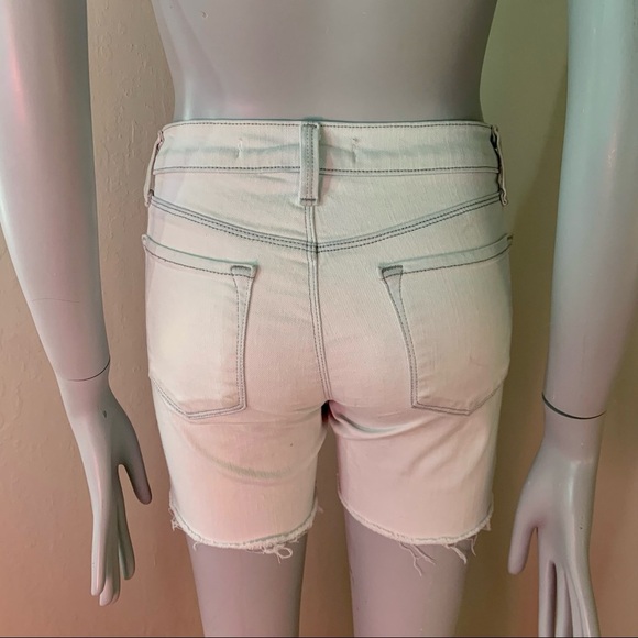J BRAND Super Skinny Frostbite Denim Shorts - Picture 8 of 15